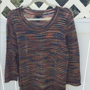 New Direction Multi Colored Sweater Size XLP